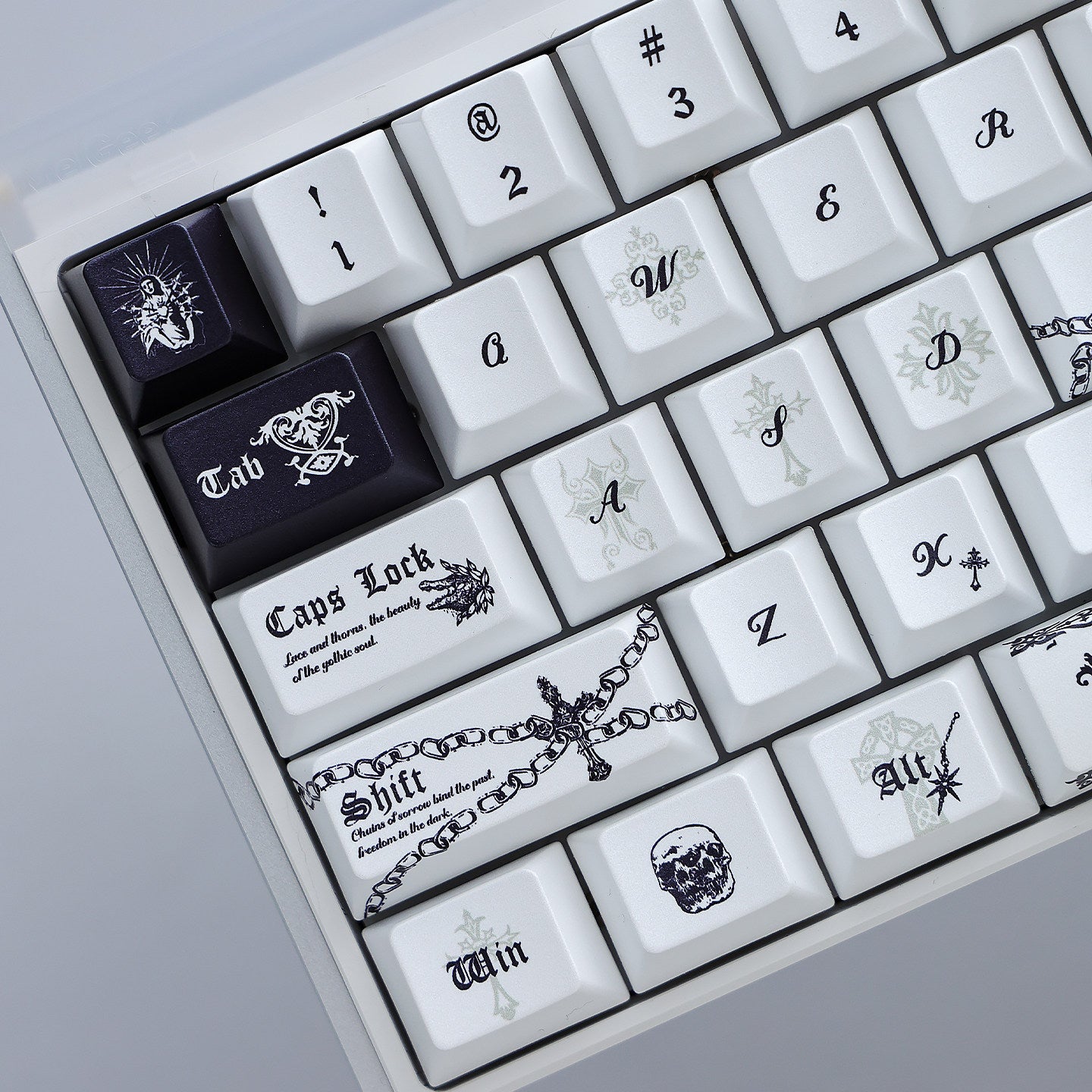 "Covenant of the Dead" Pearl Finish Keycap Set