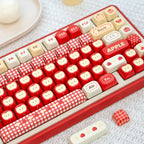UR82 Apple Dot Red Three-Mode Mechanical Keyboard