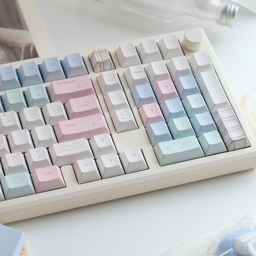 Beefun Cheese Rabbit mechanical keyboard keycaps