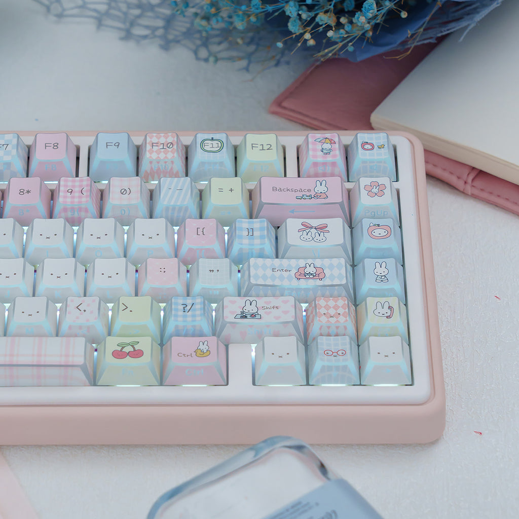 Cherry Profile Miffy PBT Keycap Set