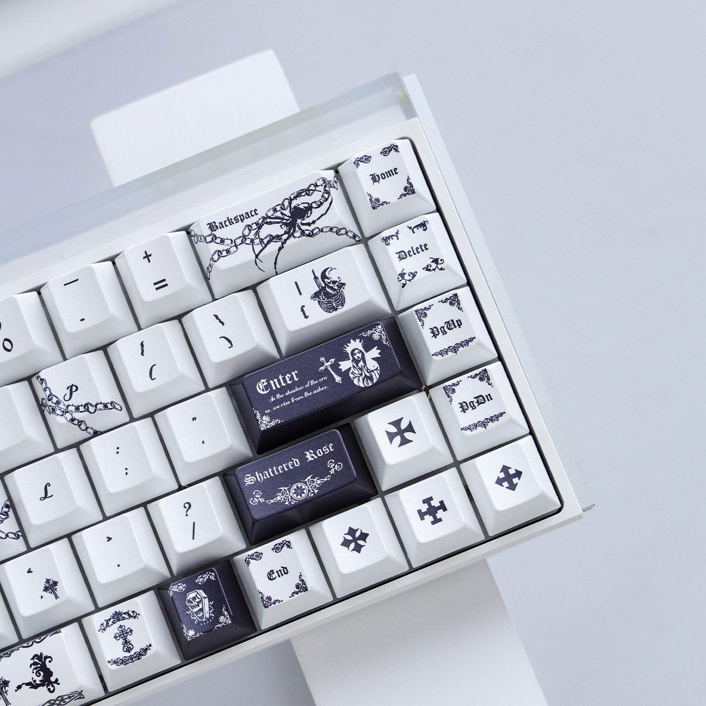 "Covenant of the Dead" Pearl Finish Keycap Set