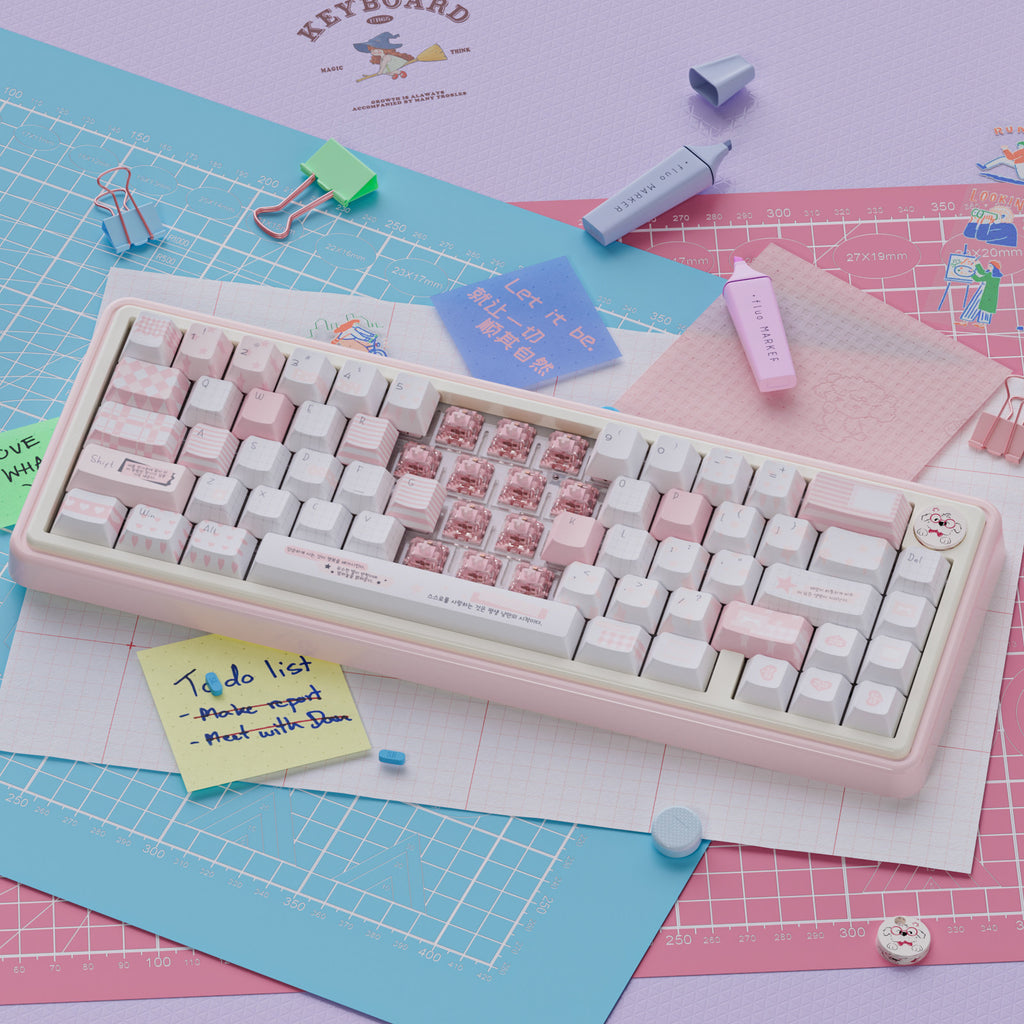 UR65 Triple-Mode Gasket Mechanical Keyboard | QMK/VIA Compatible