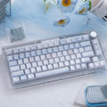Urelab Winter Letter Dual-Layer Pudding Keycap Set