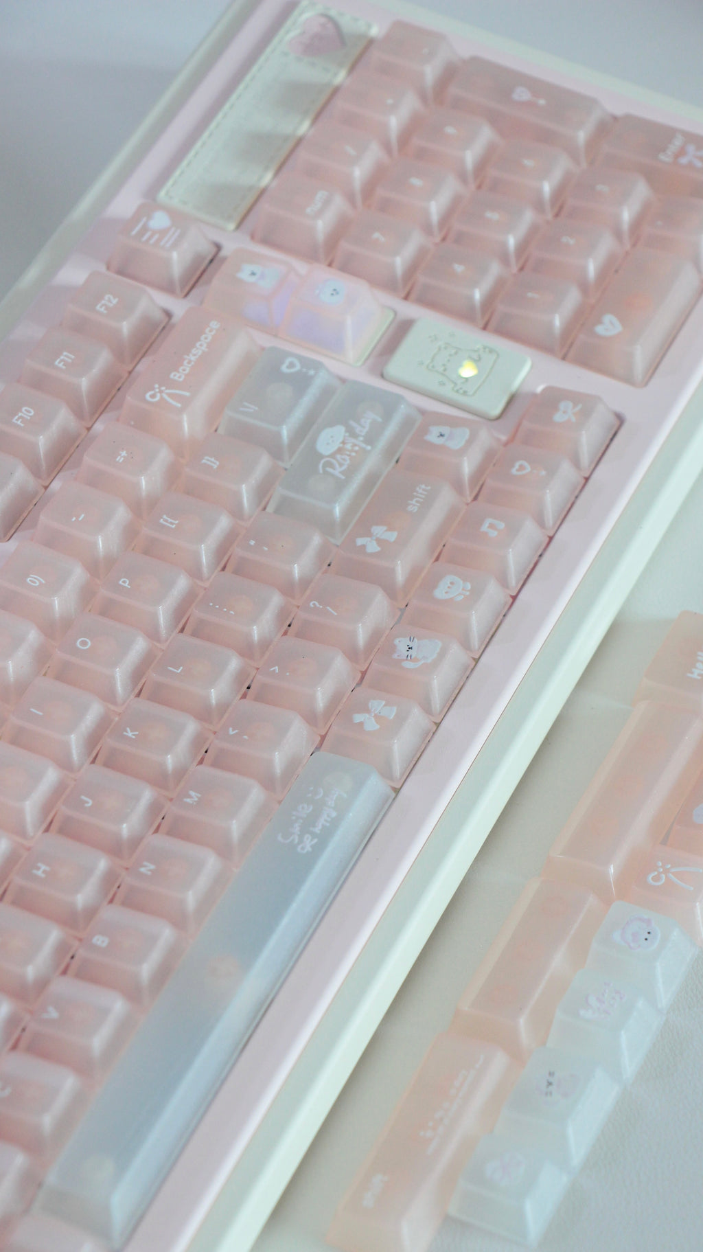 Cherry Star Flash Powder PC Keycaps