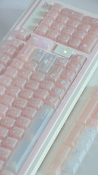 Cherry Star Flash Powder PC Keycaps