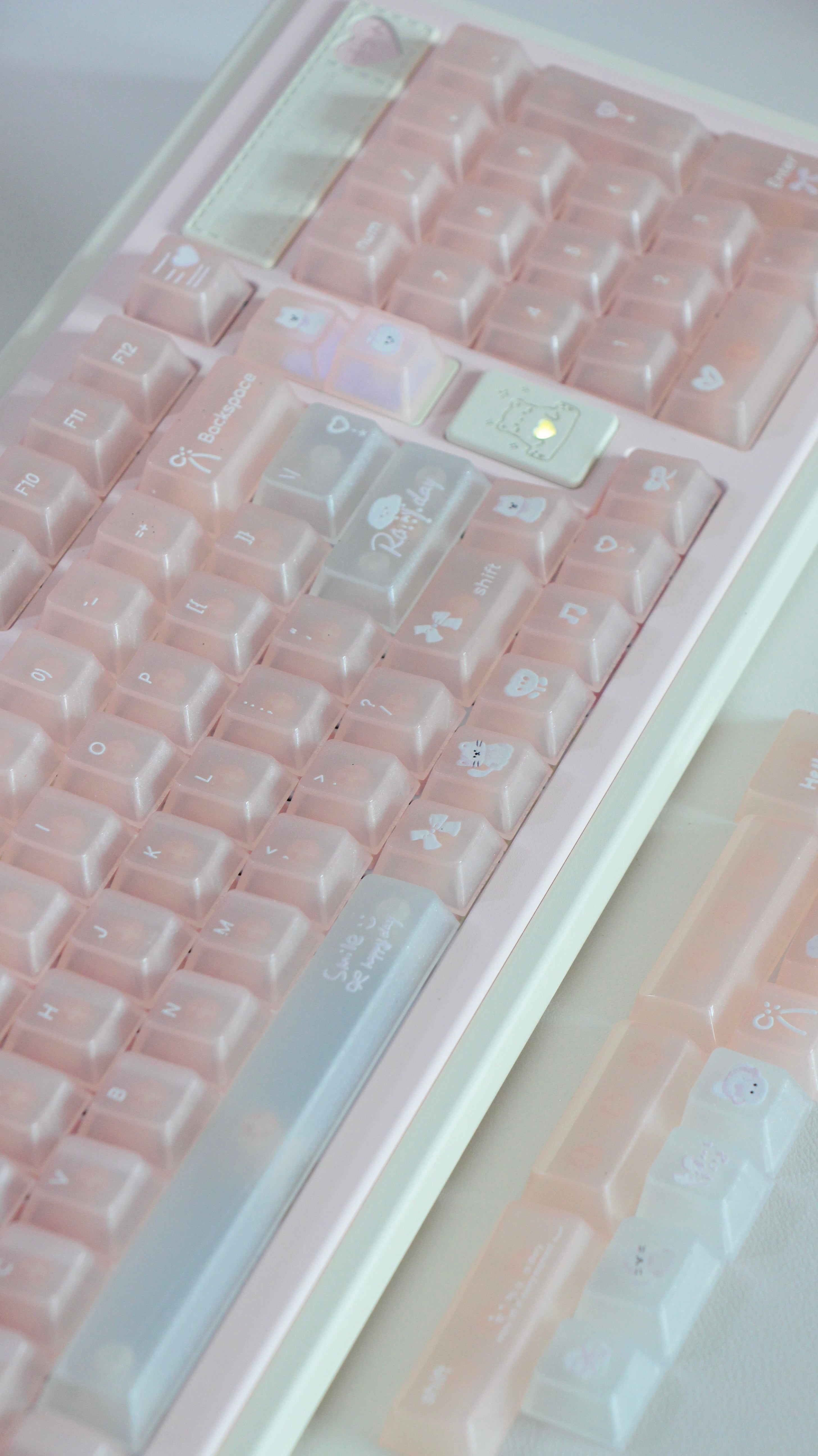 Cherry Star Flash Powder PC Keycaps