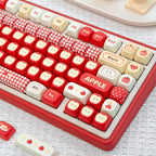 UR82 Apple Dot Red Three-Mode Mechanical Keyboard