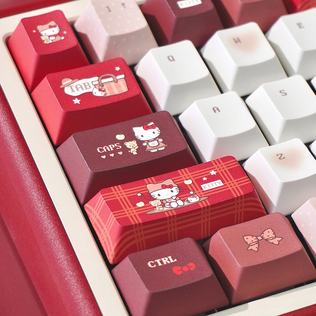 Hello Kitty Premium Custom Keycap Set | Cherry Profile PBT