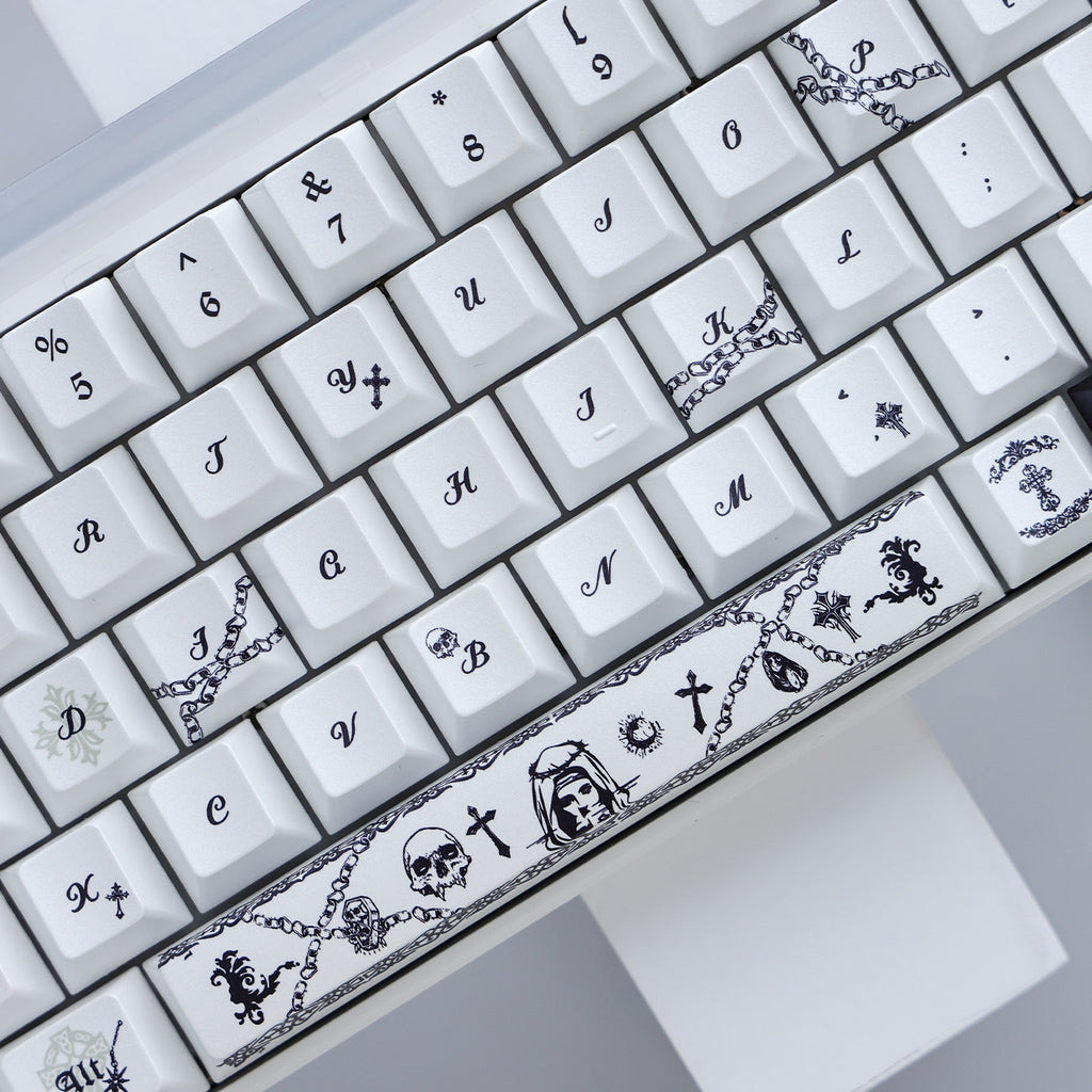 "Covenant of the Dead" Pearl Finish Keycap Set