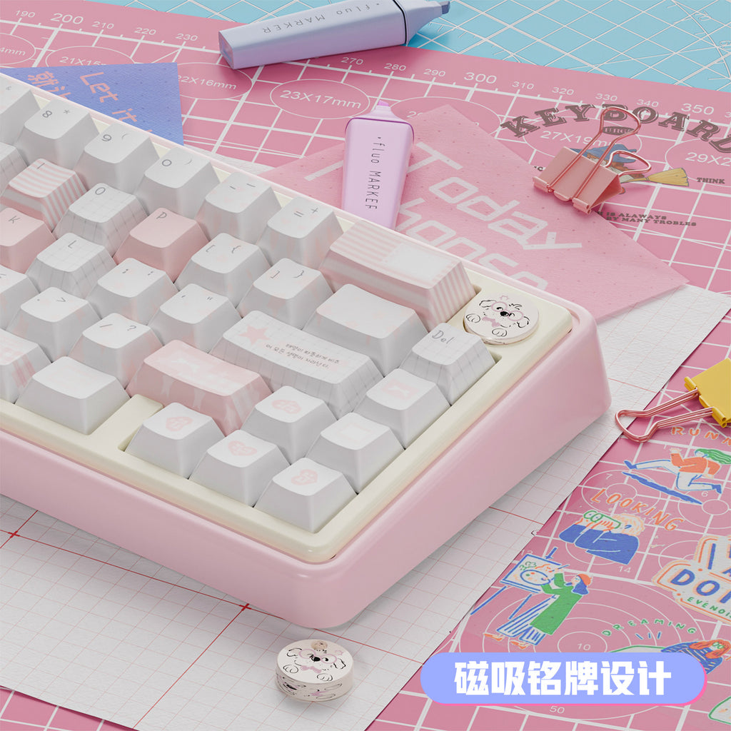 UR65 Triple-Mode Gasket Mechanical Keyboard | QMK/VIA Compatible
