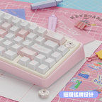 UR65 Triple-Mode Gasket Mechanical Keyboard | QMK/VIA Compatible