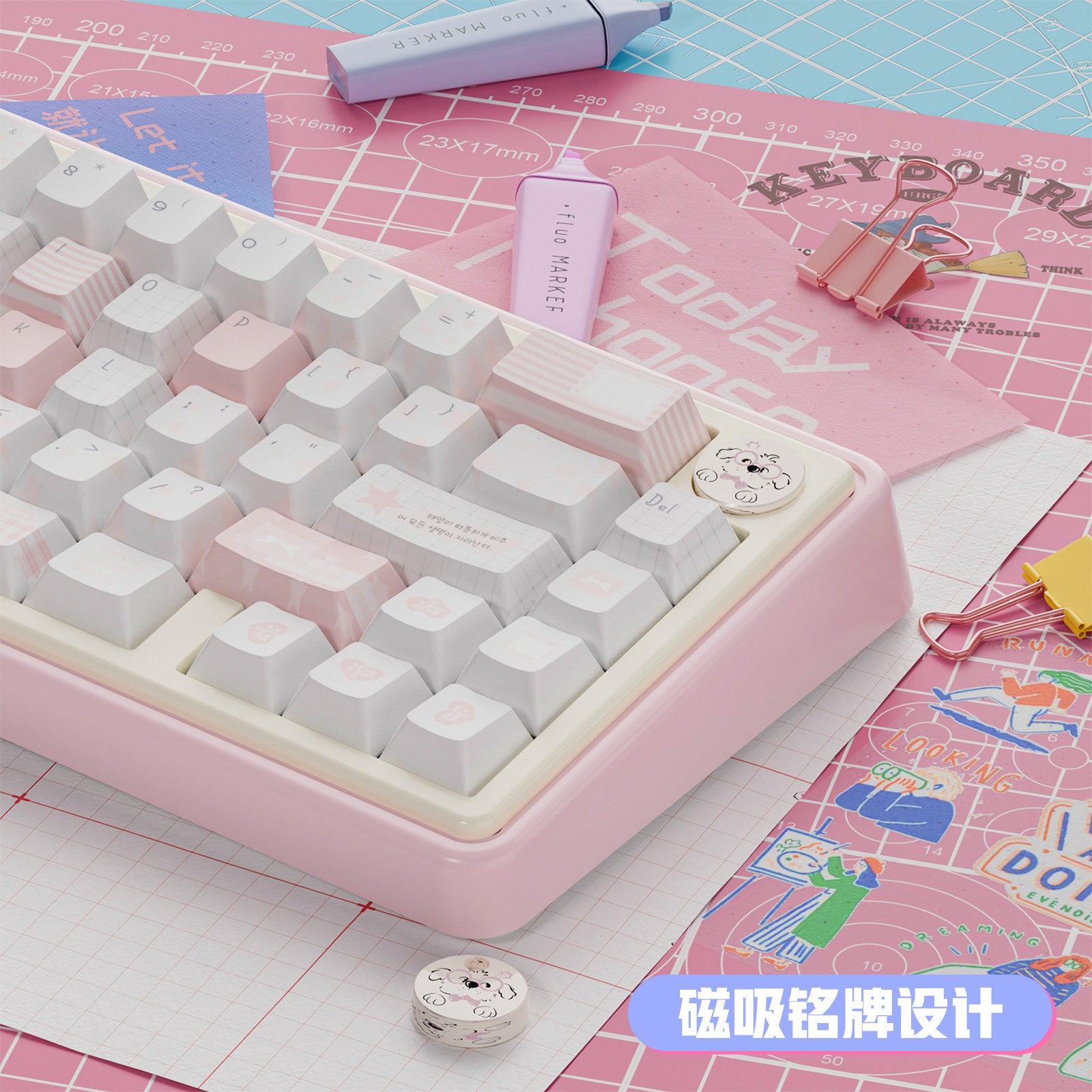 UR65 Triple-Mode Gasket Mechanical Keyboard | QMK/VIA Compatible