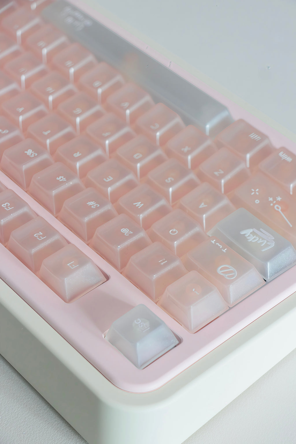 Cherry Star Flash Powder PC Keycaps
