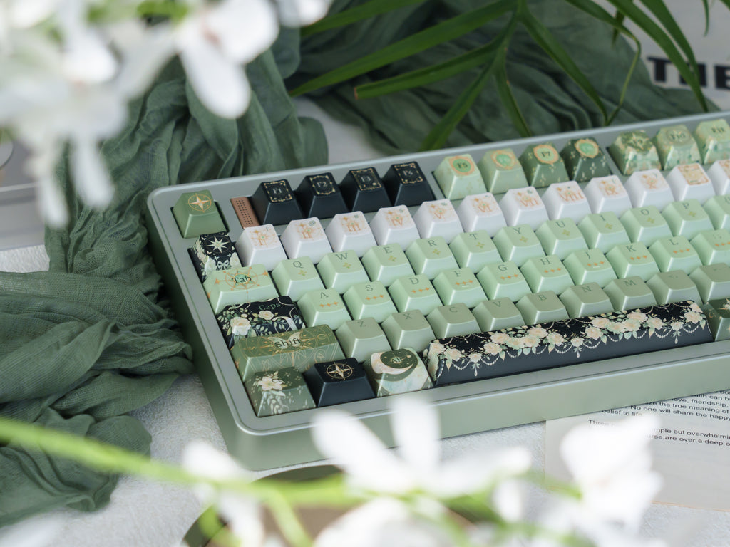 Urelab Cherry Night Astrology - Pearl Keycaps set