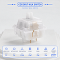 UreLab Coconut Milk Linear Keyboard Switches (35-Pack)