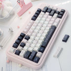 Black Veil Pink Cheeks Keycap Set