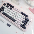 Black Veil Pink Cheeks Keycap Set