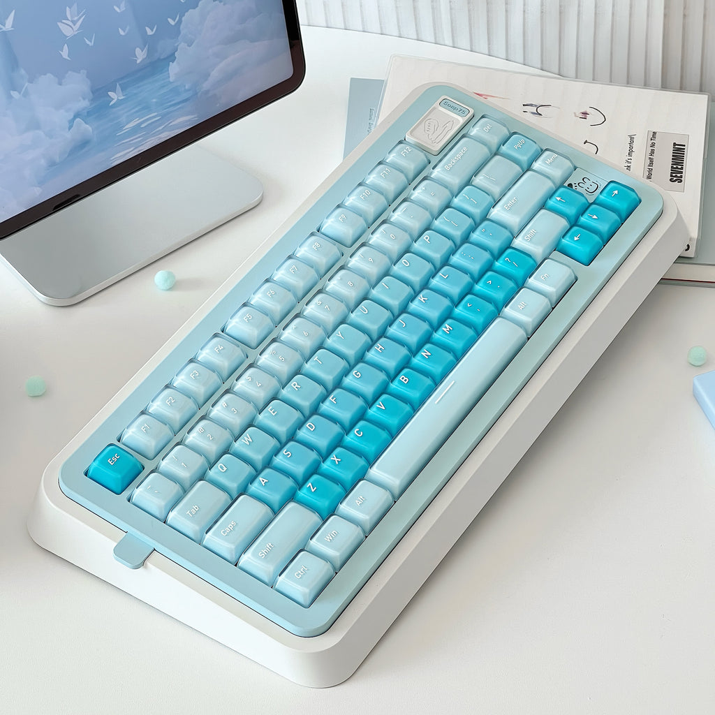 CSA Blueberry Keycap Set | Uniform CSA Profile PBT Keycaps