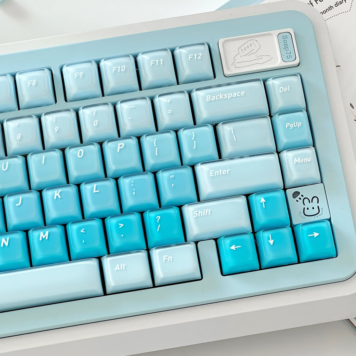 CSA Blueberry Keycap Set | Uniform CSA Profile PBT Keycaps