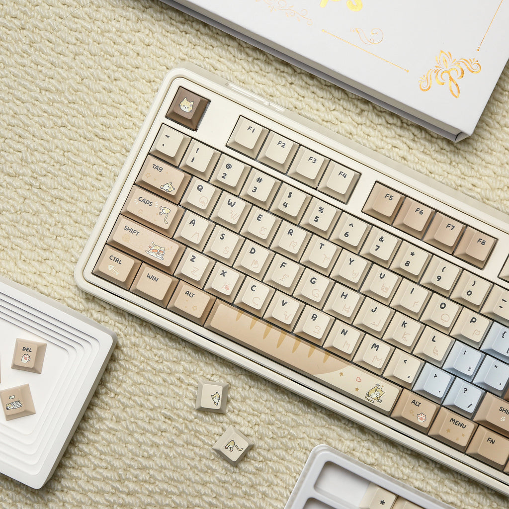 UreLab Hakimi Cat PBT Keycap Set - Cherry Profile