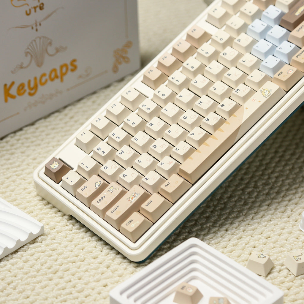 UreLab Hakimi Cat PBT Keycap Set - Cherry Profile