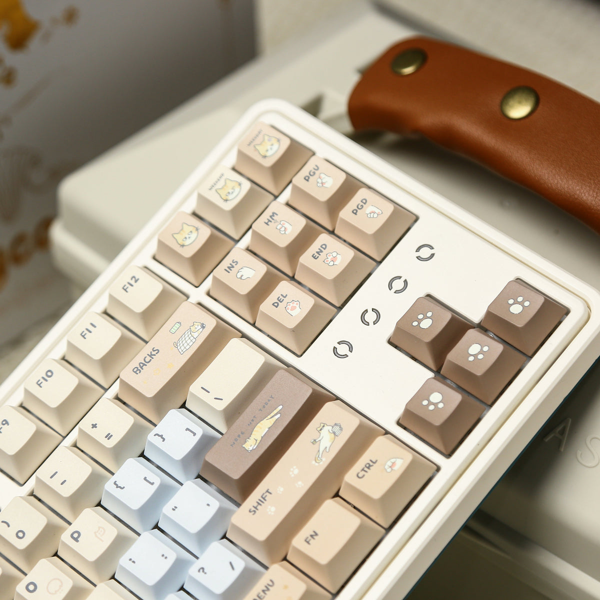 UreLab Hakimi Cat PBT Keycap Set - Cherry Profile