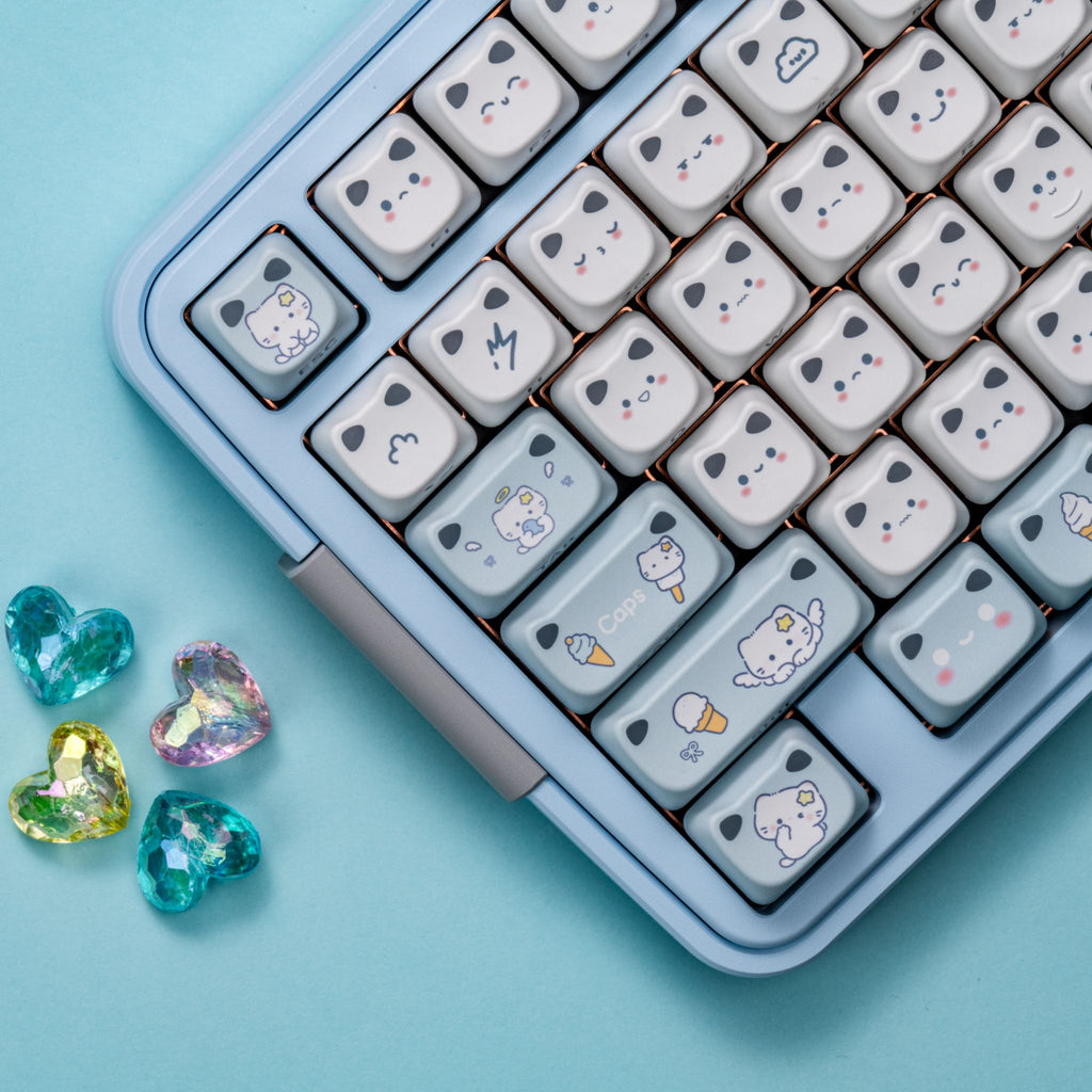 Urelab Cats' Paradise Keycap Set - Side-Printed Legends