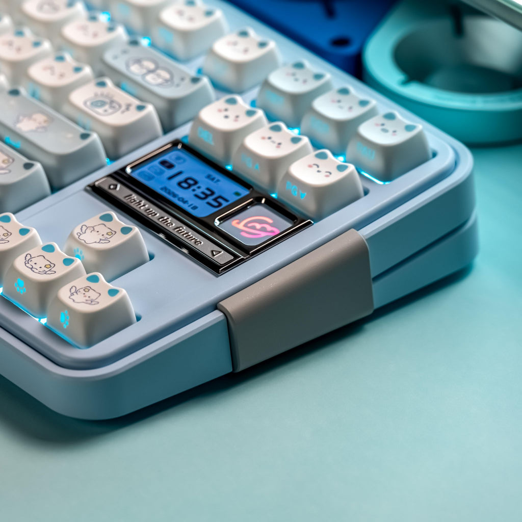 Urelab Cats' Paradise Keycap Set - Side-Printed Legends