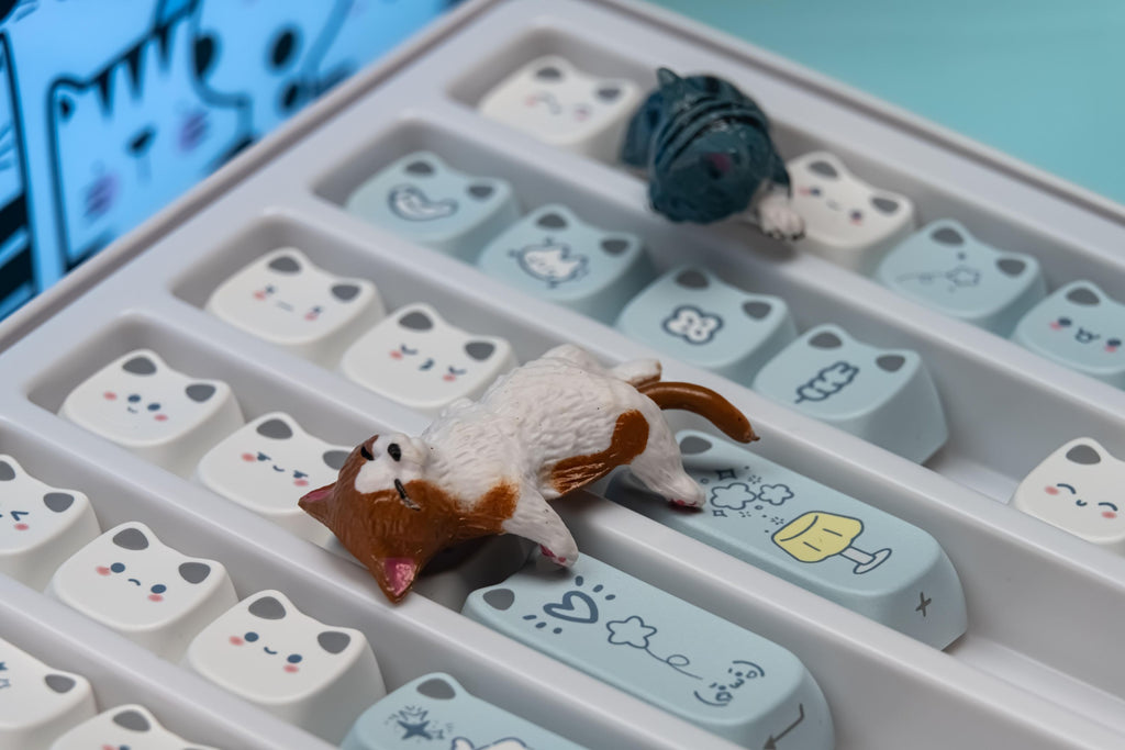 Urelab Cats' Paradise Keycap Set - Side-Printed Legends