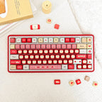 UR82 Apple Dot Red Three-Mode Mechanical Keyboard