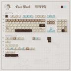 Coco Duck Retro Milk Latte Keycap