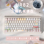 UR82 Chiikawa Mini Keyboard with Three Modes and Mechanical Switches