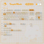 Juxia Dango Keycap Set | Orange Summer PBT Cherry & MOA Profile Keycaps
