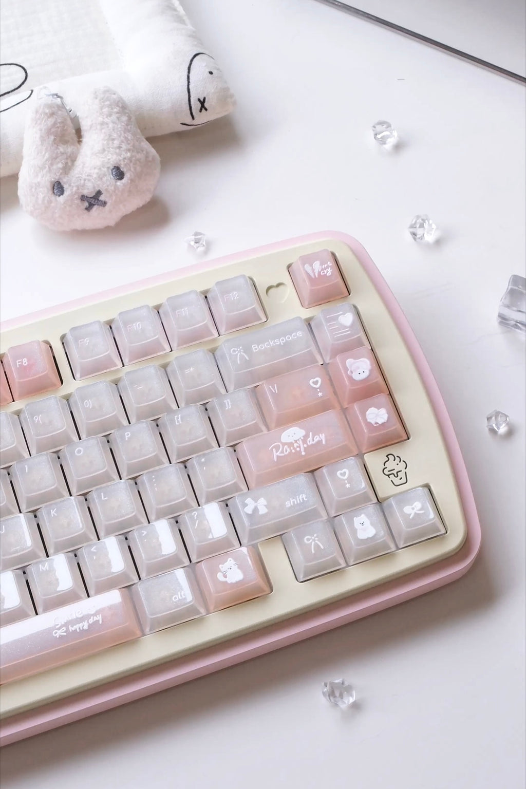 Cherry Star Flash Powder PC Keycaps