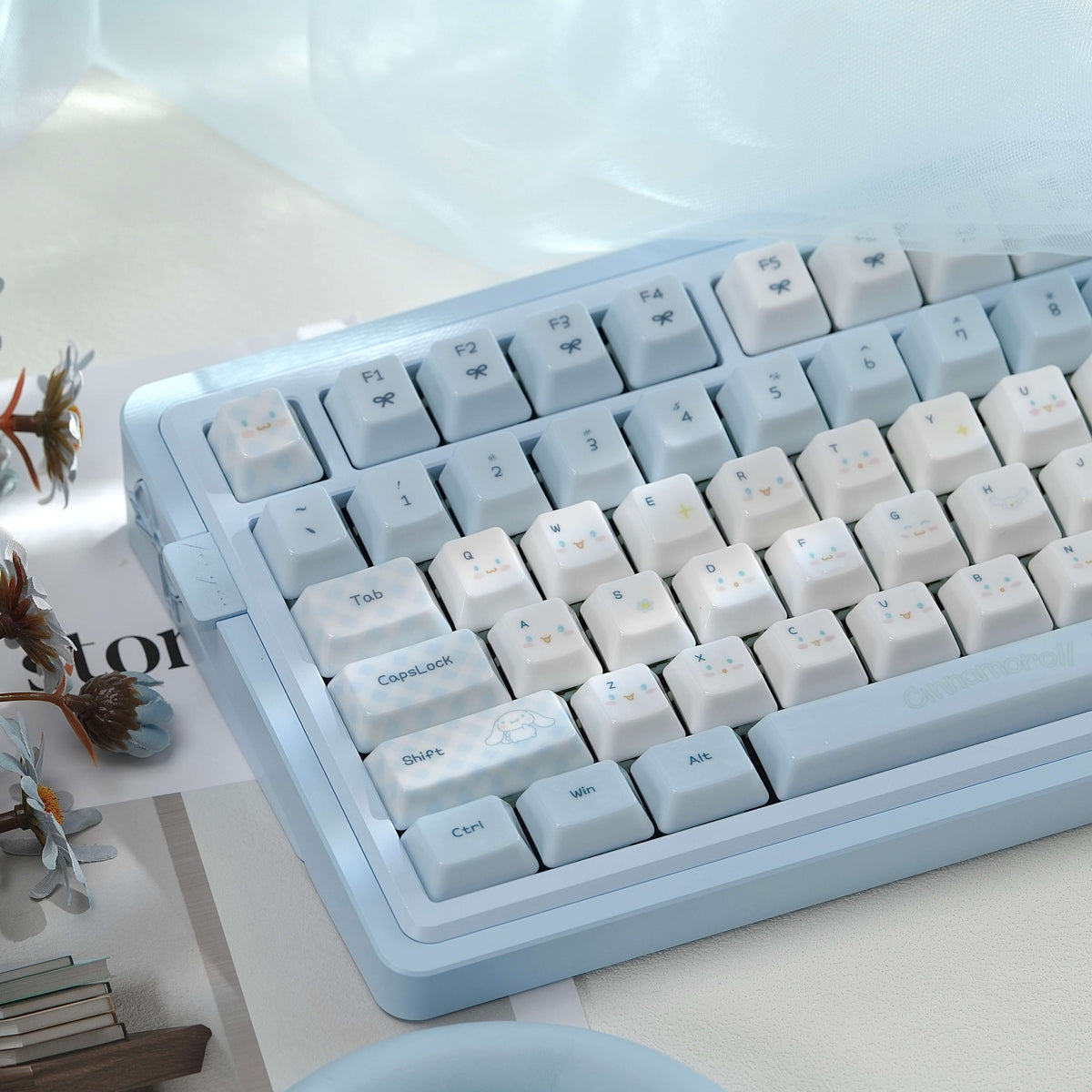 Big Ear Dog Ceramic Keycap Set
