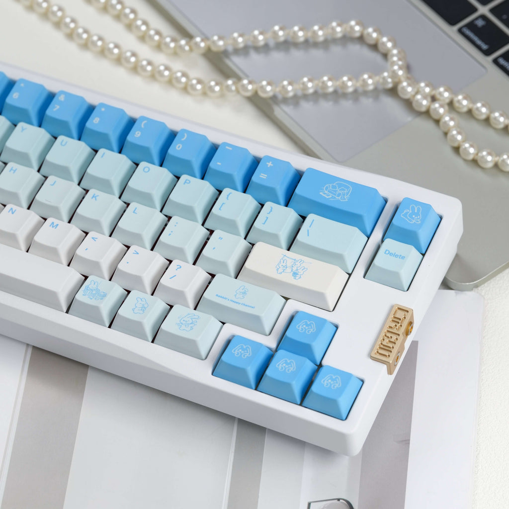 Lazy Bunny Keycap Set