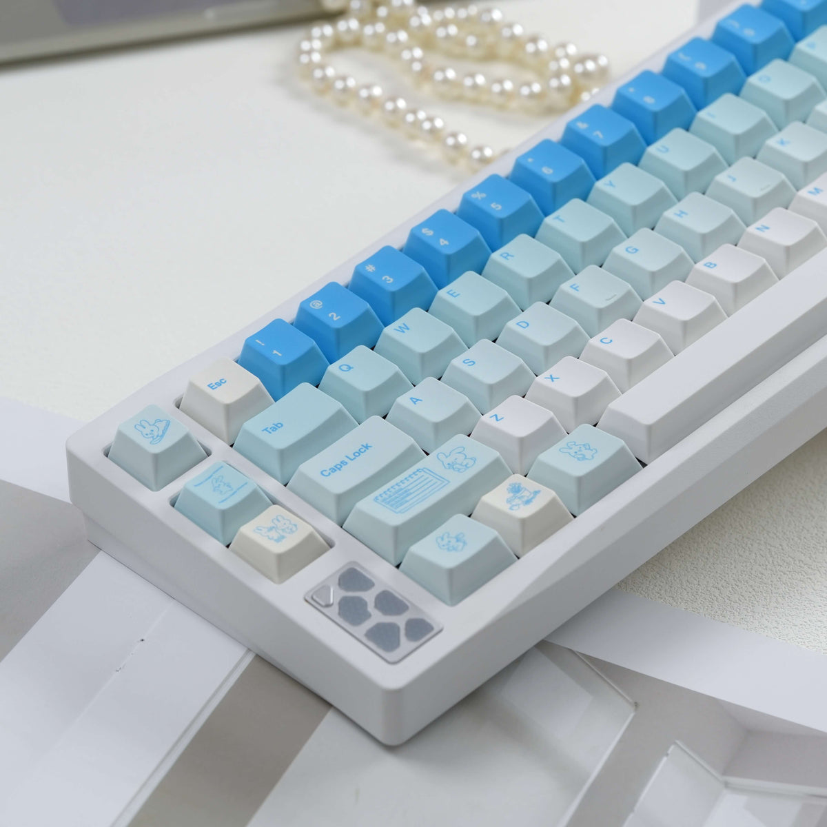 Lazy Bunny Keycap Set