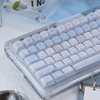 Urelab Winter Letter Dual-Layer Pudding Keycap Set