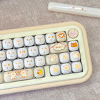 MOG Bag Cat Jelly PC Keycap Set | Translucent RGB-Friendly Keycaps