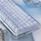 Urelab Winter Letter Dual-Layer Pudding Keycap Set