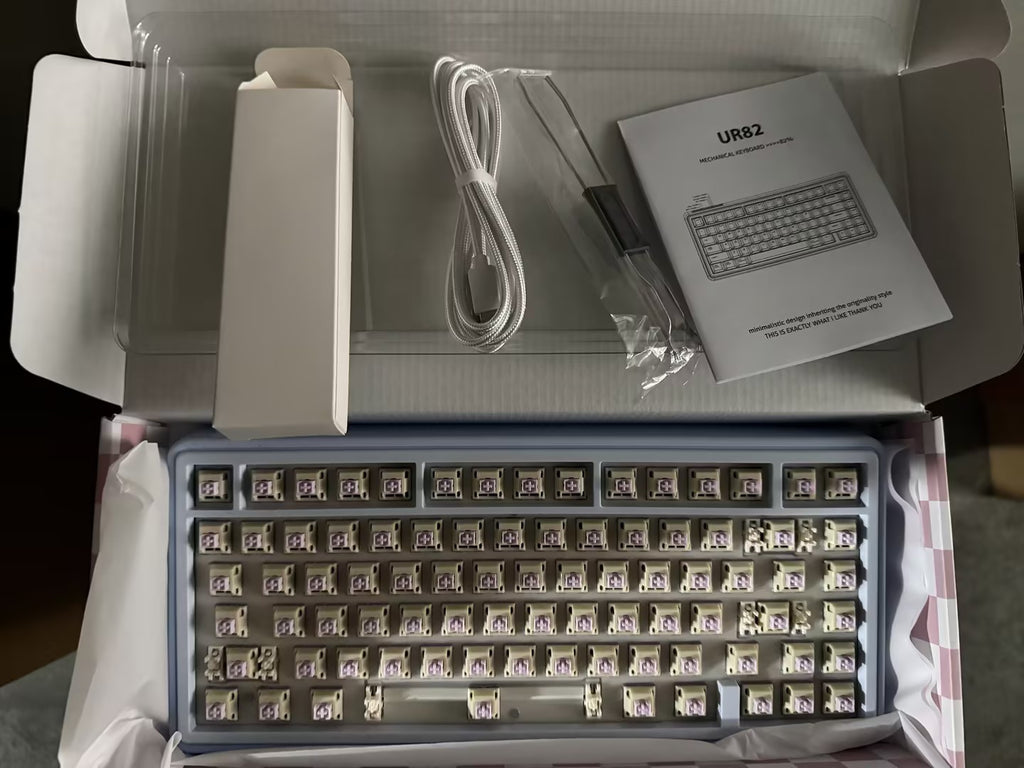 UR82 Keyboard Kit | Three-Mode Hot-Swap Custom Mechanical Keyboard (No Keycaps)