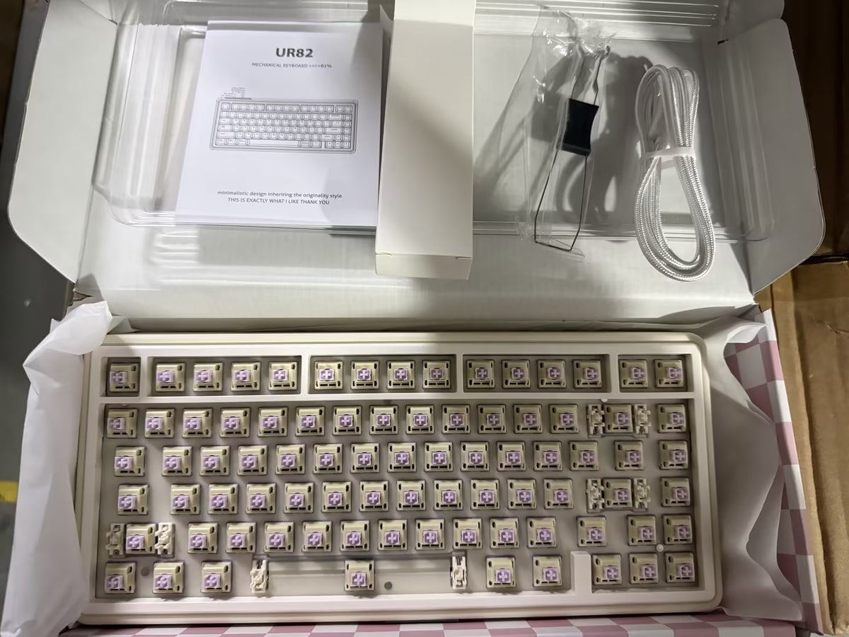 UR82 Keyboard Kit | Three-Mode Hot-Swap Custom Mechanical Keyboard (No Keycaps)